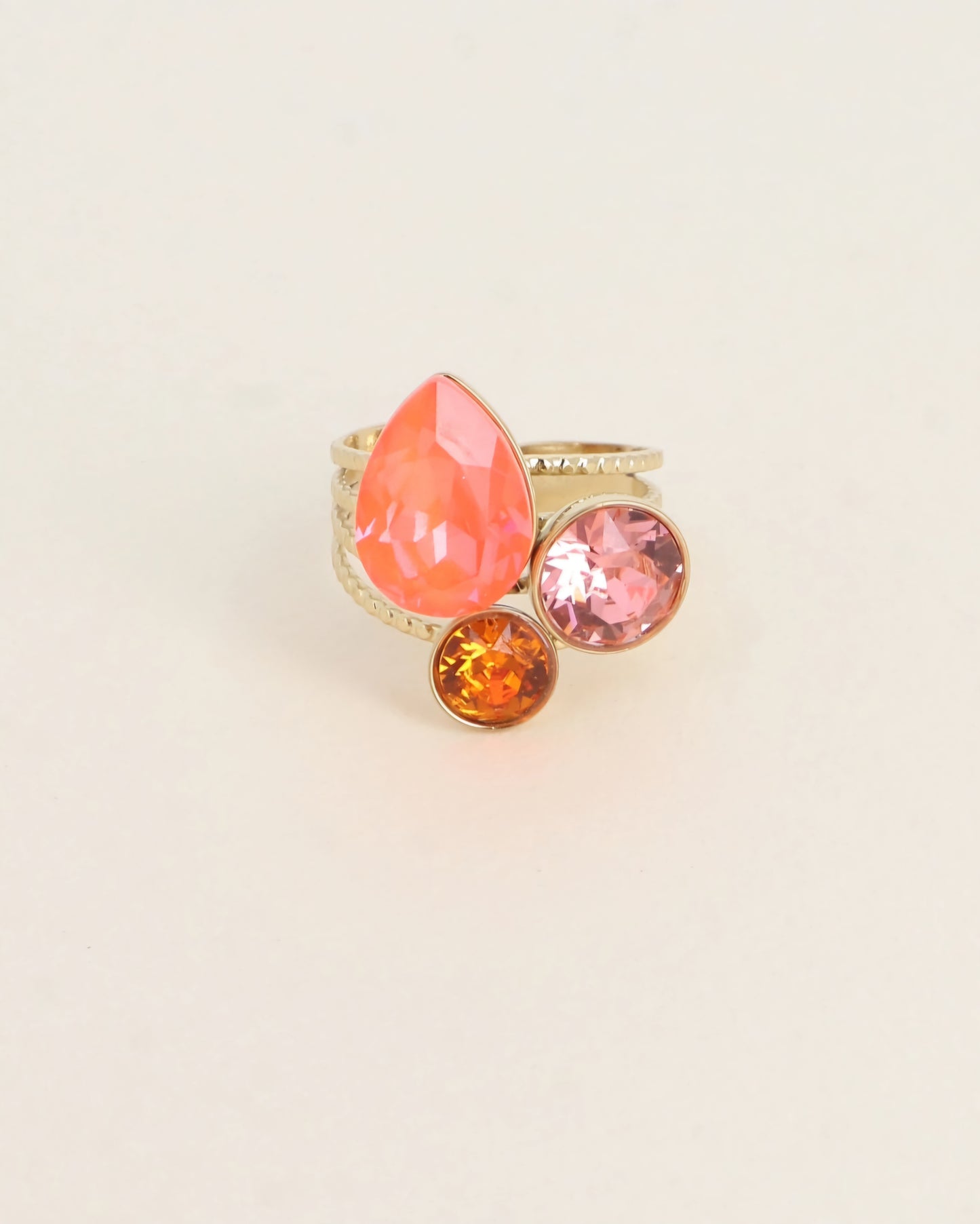 Bague trilogie goutte Swan