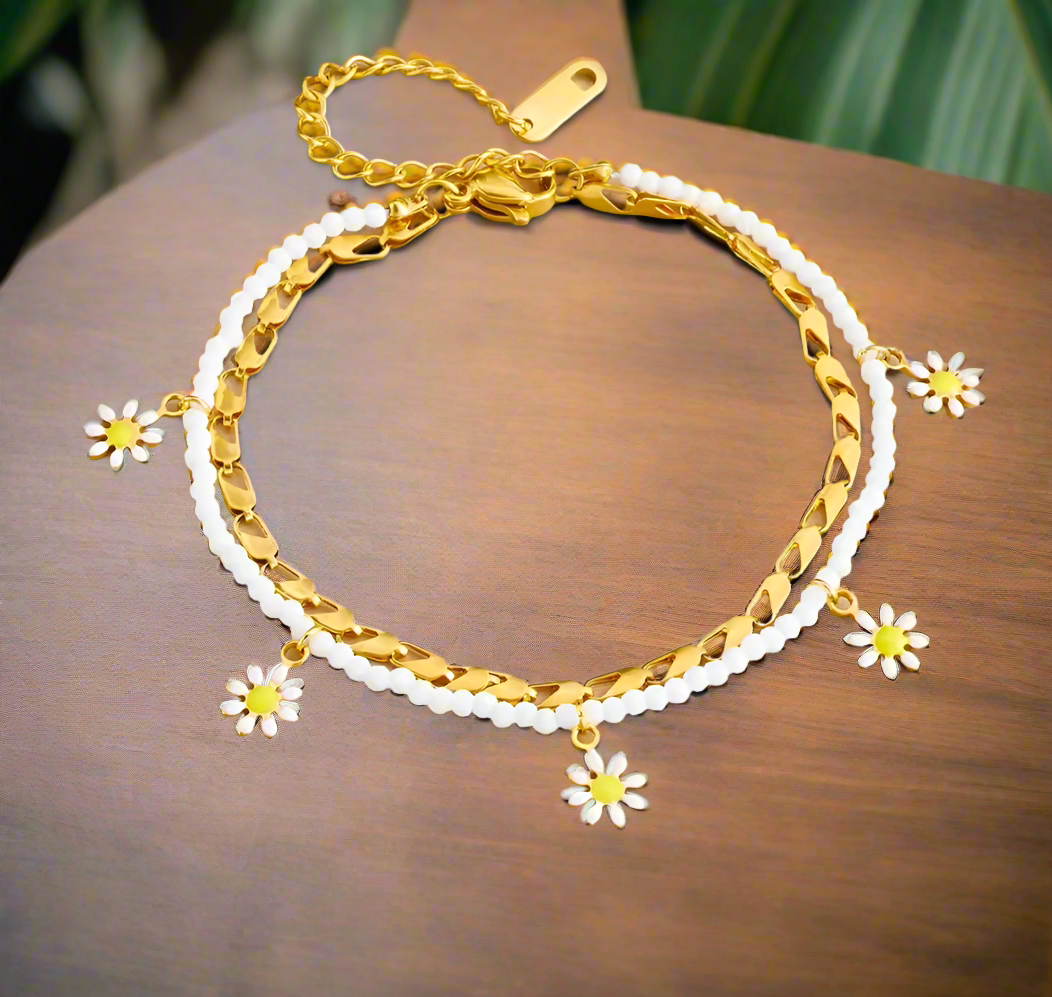 Marguerite (chaine de cheville)🔴