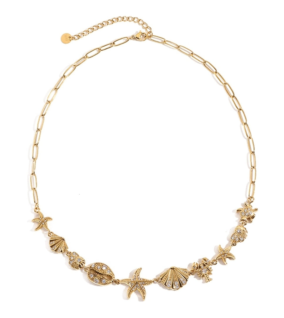 Collier Golden Océan 🌸