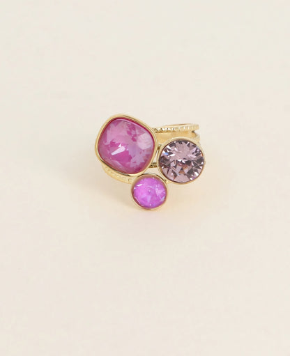 Bague trilogie carré Swan 🔴