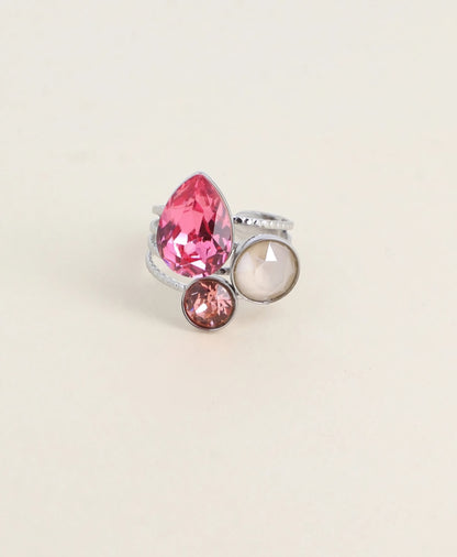 Bague trilogie goutte Swan 🔴