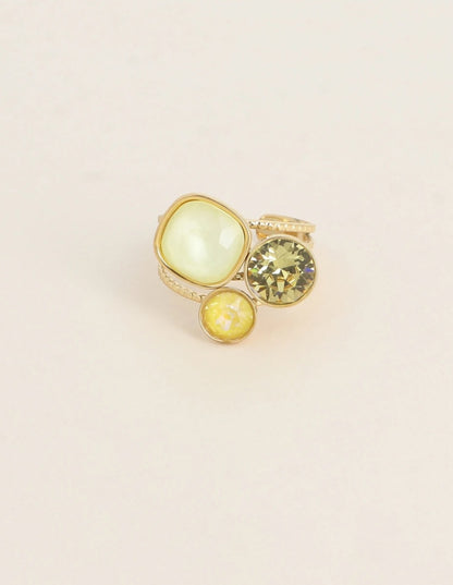 Bague trilogie carré Swan 🔴